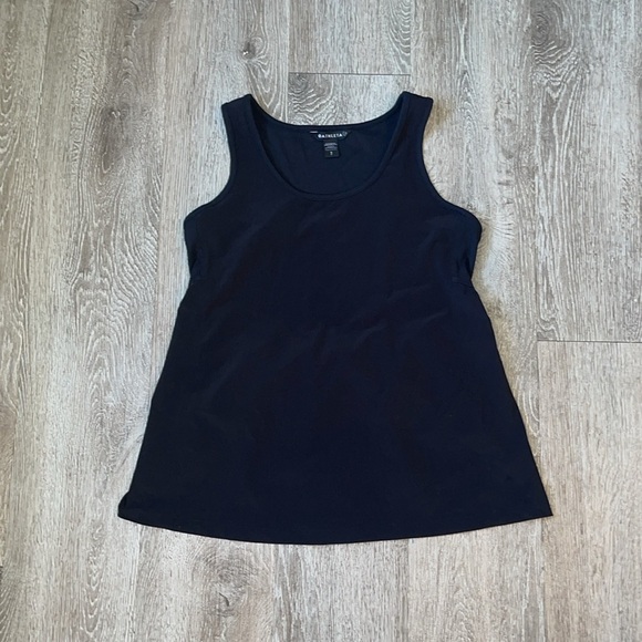 Athleta Passenger Tank black mixed media size small workout athletic running - Picture 3 of 7